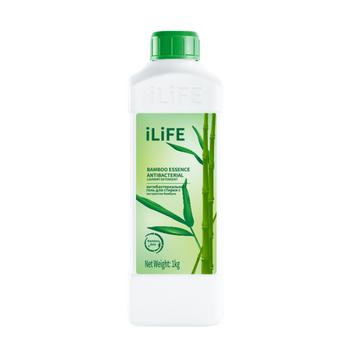 iLiFE Антибактериальный гель для стирки с экстрактом бамбука, 1 л