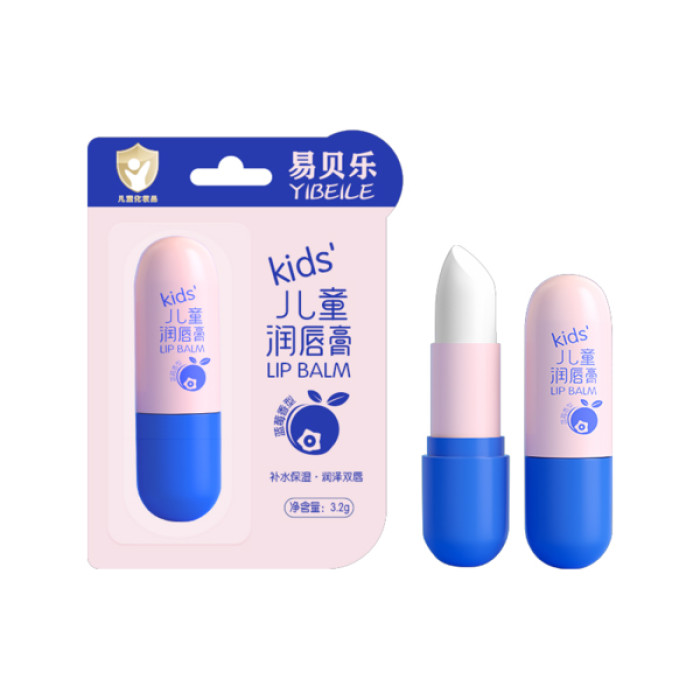 YIBEILE Детский бальзам для губ,  3,2 г (аромат сладкого апельсина)