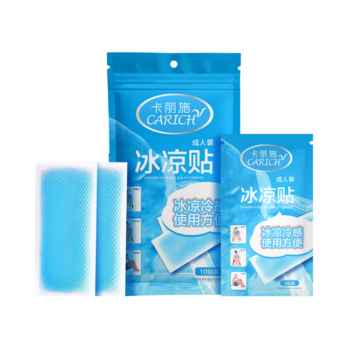 CARICH Охлаждающие пластыри для взрослых,  в упаковке 10 штук