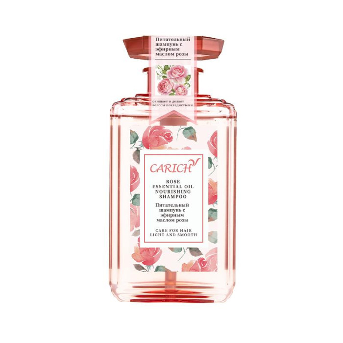 CARICH rose essential oil moisturizing shampoo  CARICH Шампунь с розовым эфирным маслом 500мл