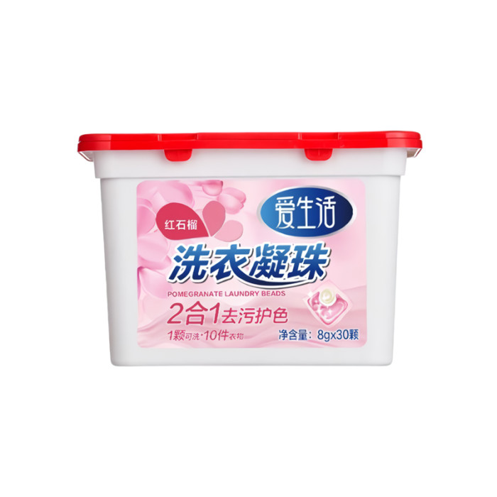 iLiFE Гелевые капсулы для стирки белья "Красный гранат"(анг-русский)